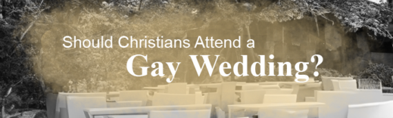 Should Christians Attend a Gay Wedding?